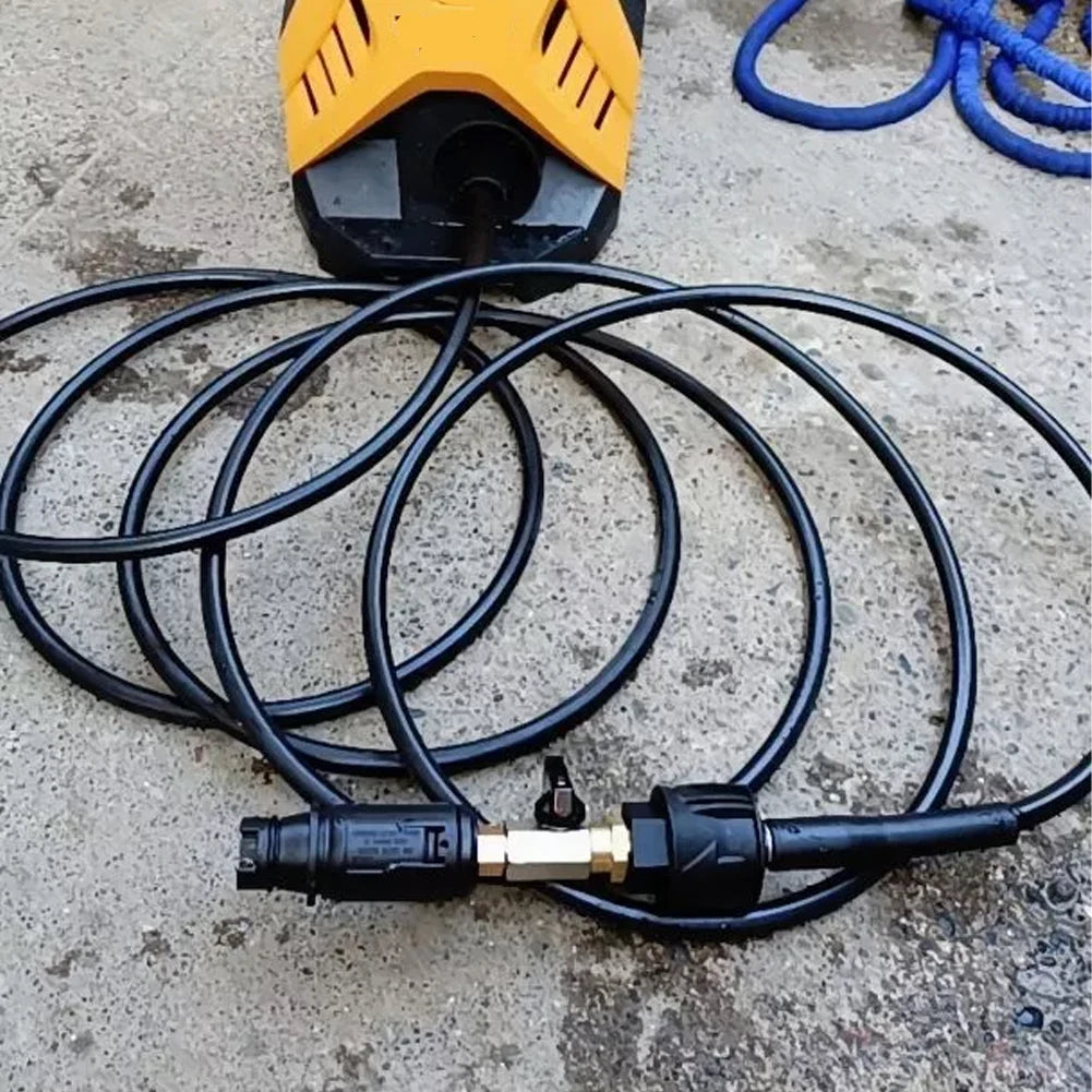 Quick Plug Connect Sprayer with Safe Lock Water Flow Control Valve Wear Resist Duckbill Water Gun Sprayer for Car Washing
