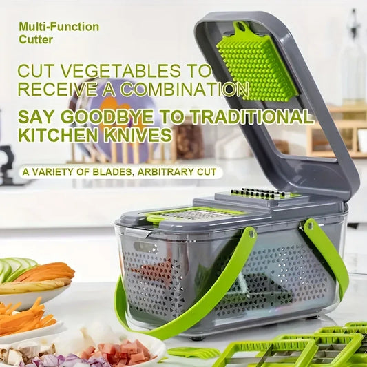 22-in-1 Multifunctional Vegetable Chopper, Cutter Vegetable Dicer Slicer Cutter Mandoline Onion Chopper For Onion Potato