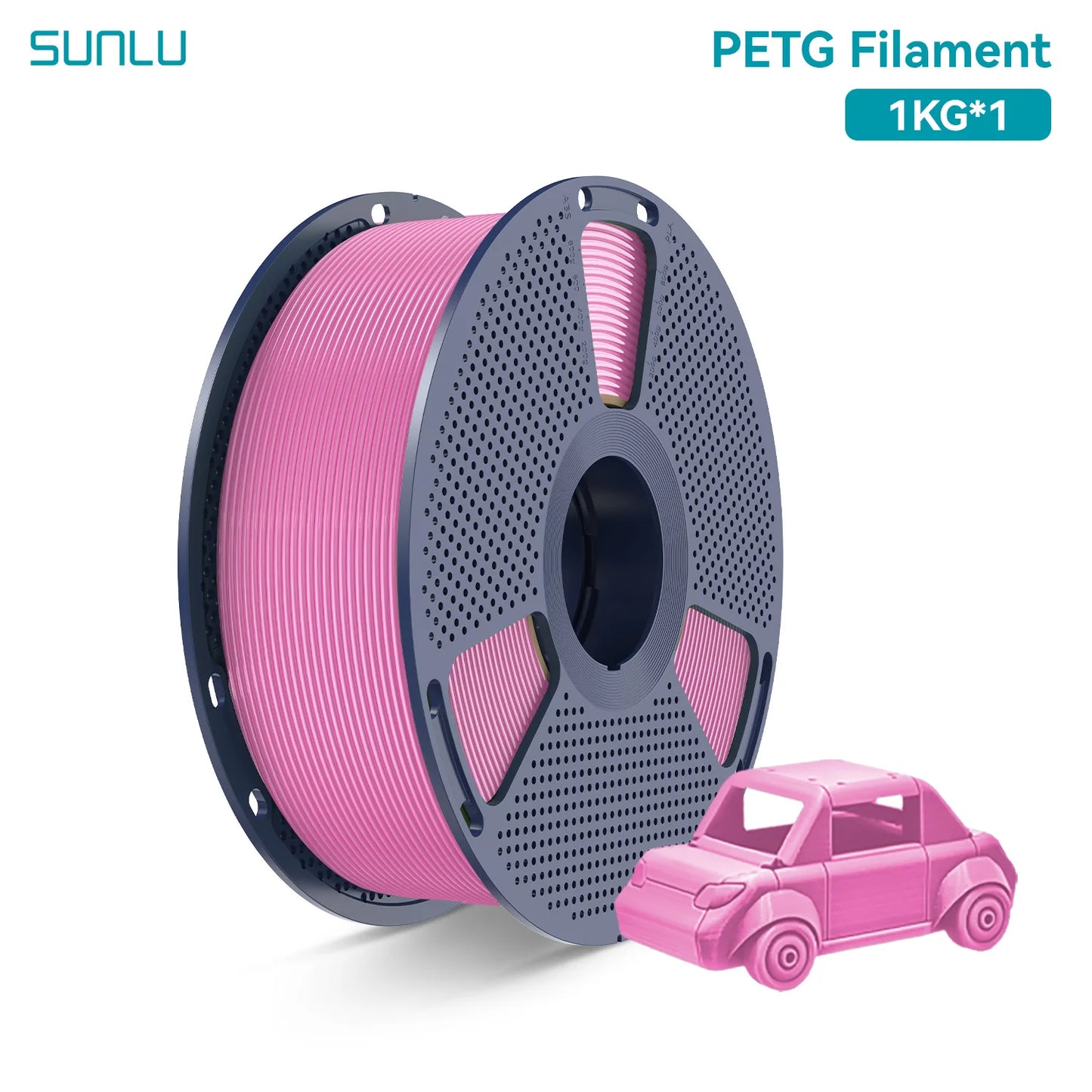 SUNLU PETG 3D Printer Filament 1.75mm High transparency White Color Tolerance+/-0.02mm for DIY gift printing fast shipping