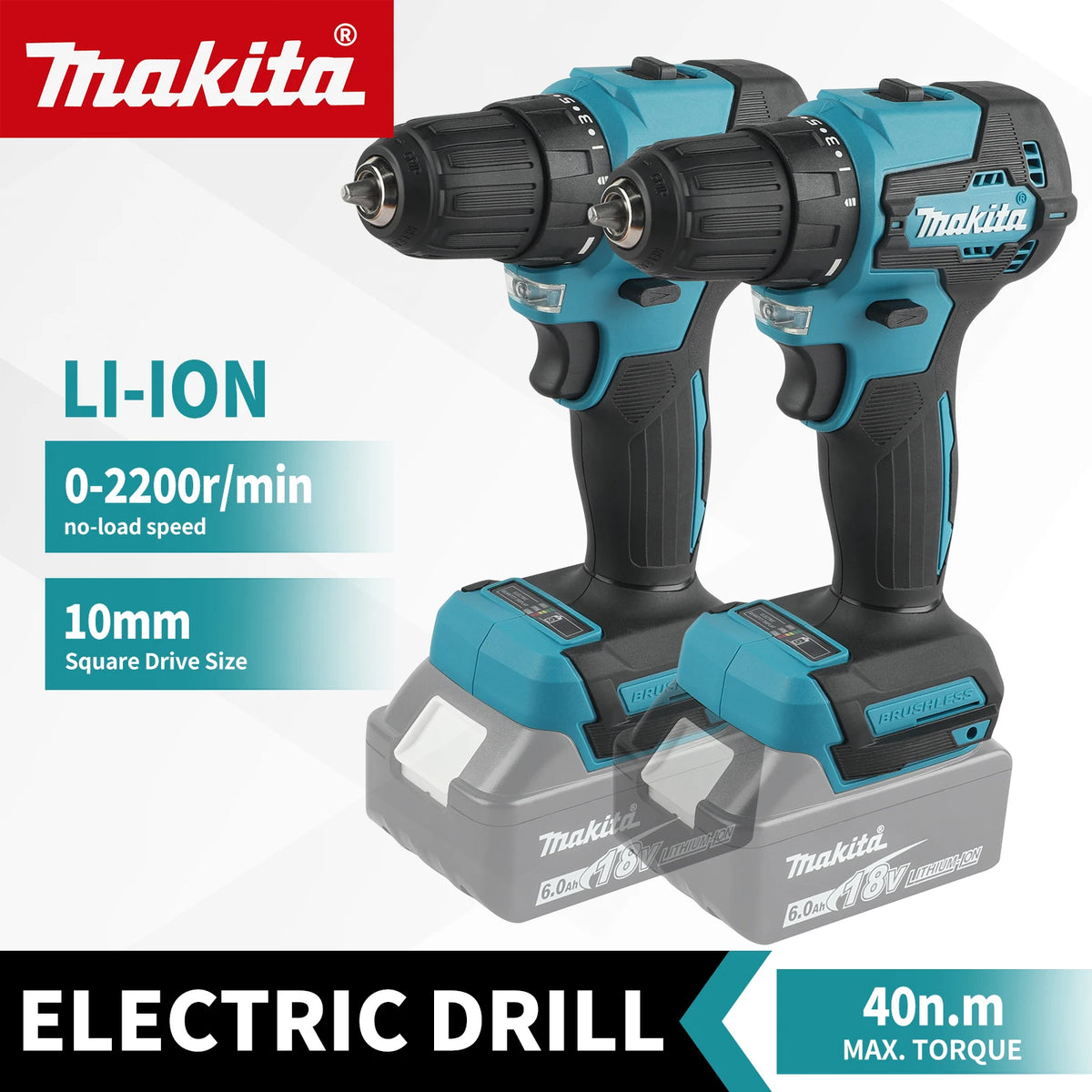 Makita DTW485 18V Cordless Impact Wrench 280Nm Disassembly Torque 3 Speed Modes LED Light Forward Reverse Power tools