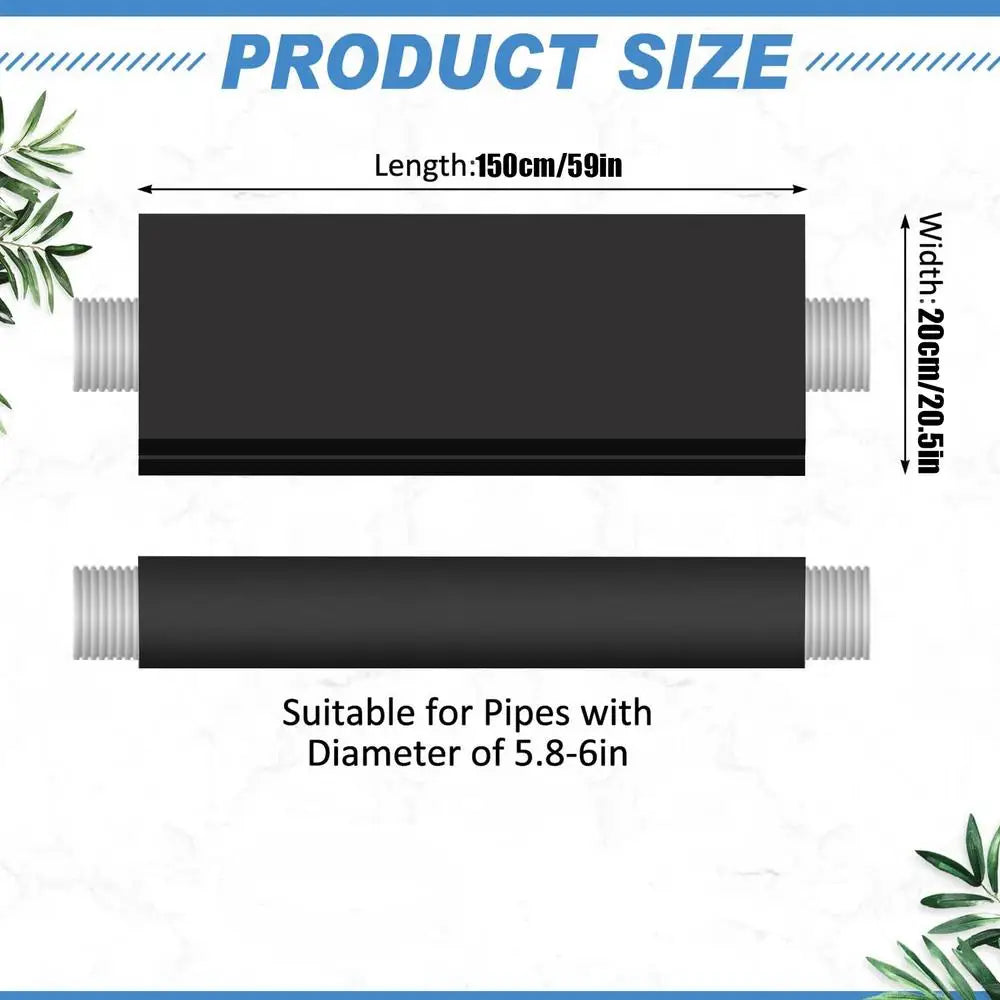Portable Air Conditioner Hose Cover Wrap Fits Portable AC Hose Insulation Sleeve for 5inch 5.9inch Diameter Exhaust Hose