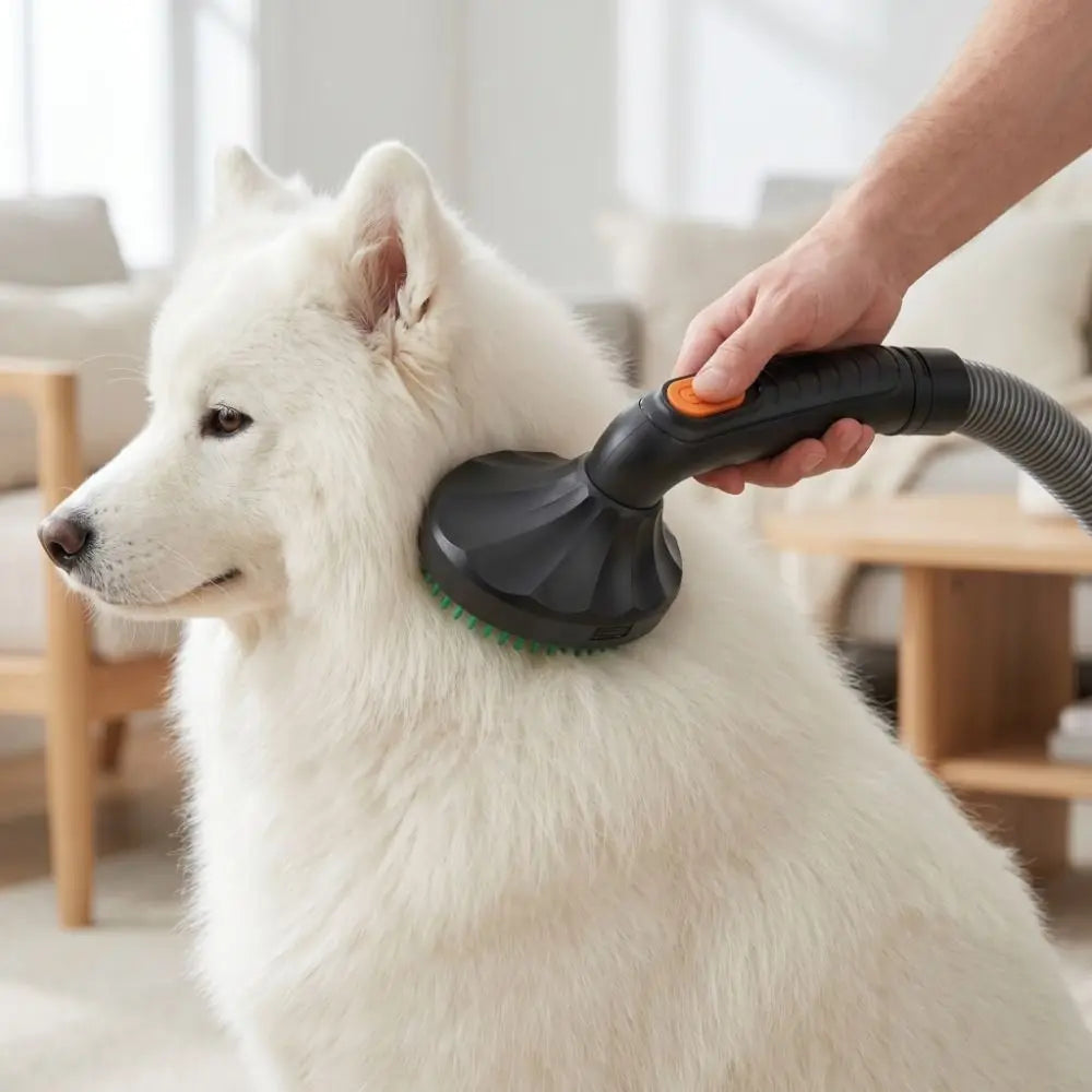 32mm Inner Diameter Pet Grooming Brush Anti-knot Efficient Dog Hair Remover Comfort Vacuum Cleaner Cat Comb Pet Massage