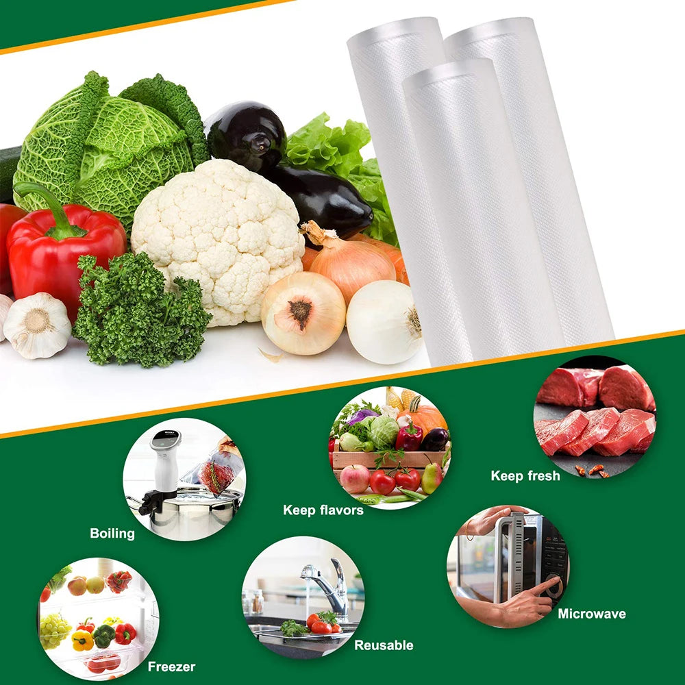 Sous Vide Roll Bags For Vacuum Packing Machine Packaging Food Storage Vacuum Bags for Vacuum Sealer