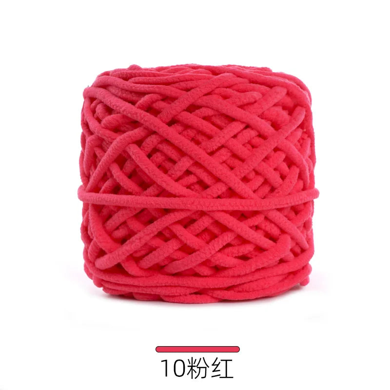 1Pc 50g Thin Velvet yarn for Crocheting Chenille yarn hand knitting Crochet amigrumi slipper line knit sweater blanket thread