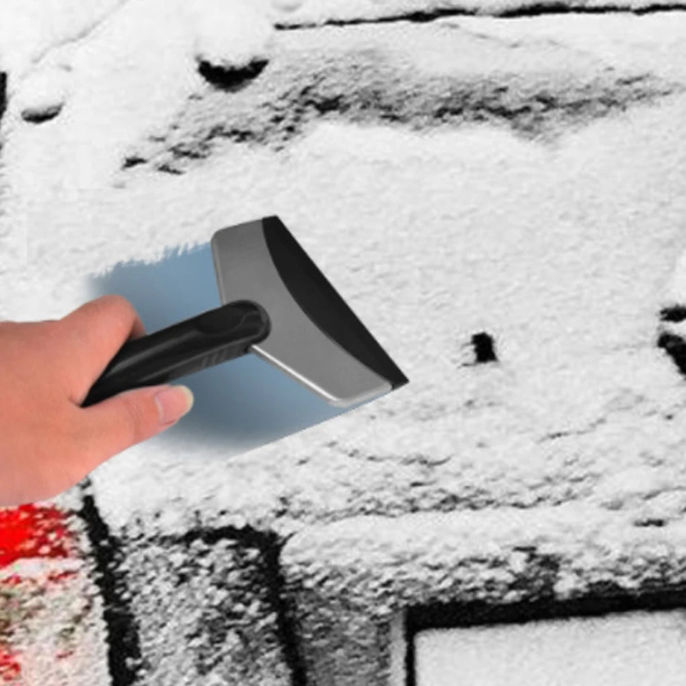Stainless Steel Ice Scraper Portable Snow Brush Windshield Ice Scraper for Car Windshield