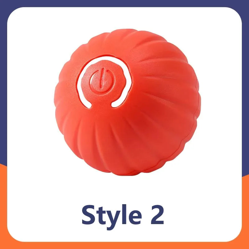 1PCS  Dog Toys Intelligent Gravity Jump Ball Rechargeable Bite-Resistant Rolling Ball Cat And Dog Chase Interactive Pet Toys