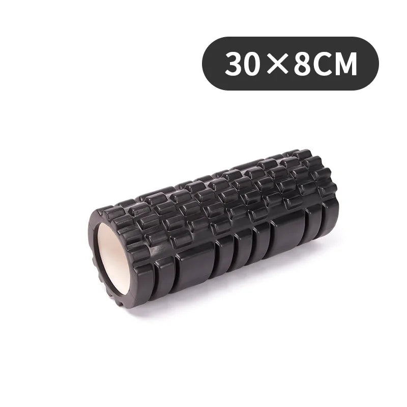 Foam Roller Yoga Column Fitness Yoga EVA Foam Roller Yoga Stick Deep Tissue Massage Roller, Suitable for Back/Waist/Leg Muscle