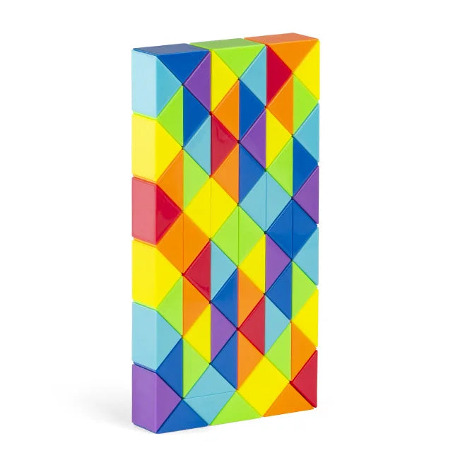 Dingsheng 24 and 36 48 60 72 Segments Magic Rule Snake multi-color 3d puzzle fidget gam Fidge Cube Twist Transformable Kid Puzzl