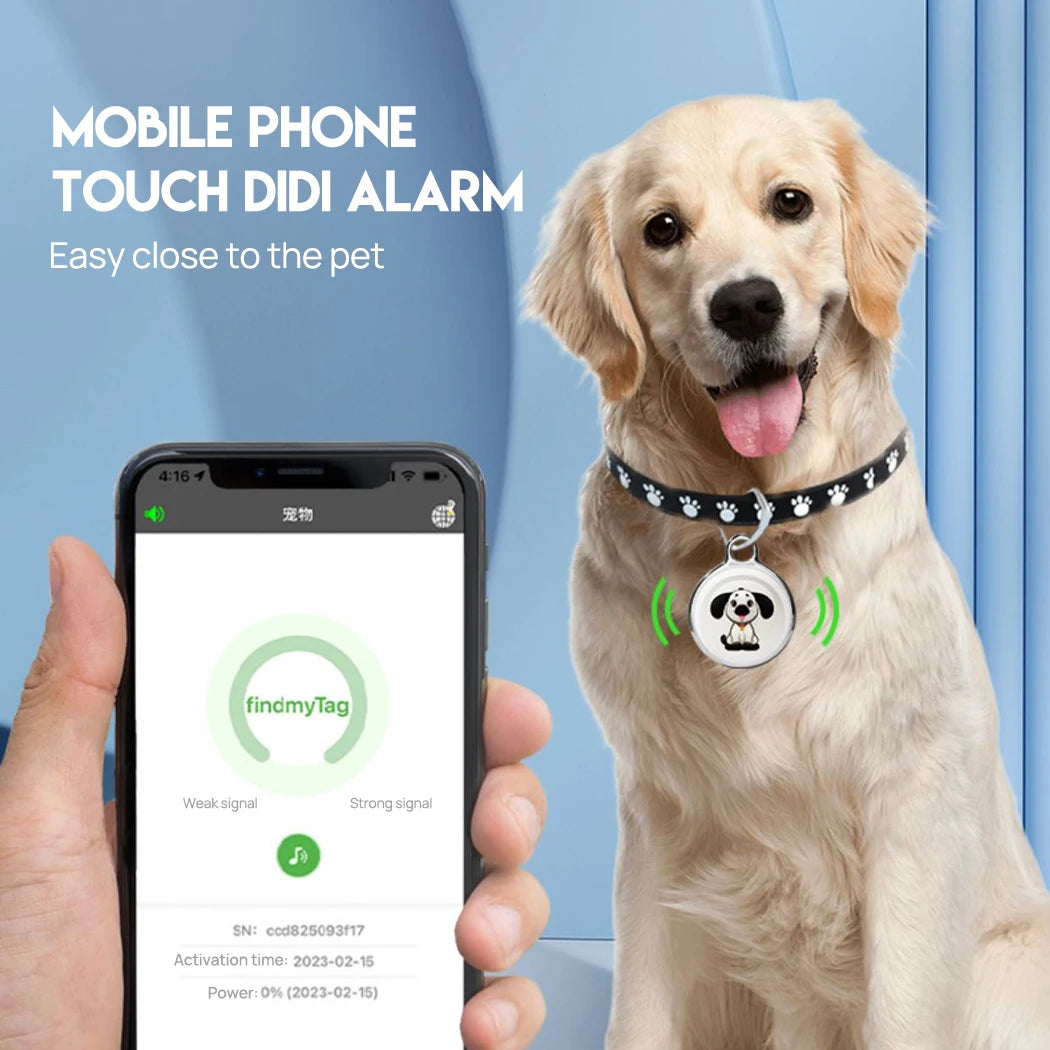 PORIYA Mini Dog GPS Tracker Pet Tag Smart Finder Locator Key Tracking Tracer Waterproof