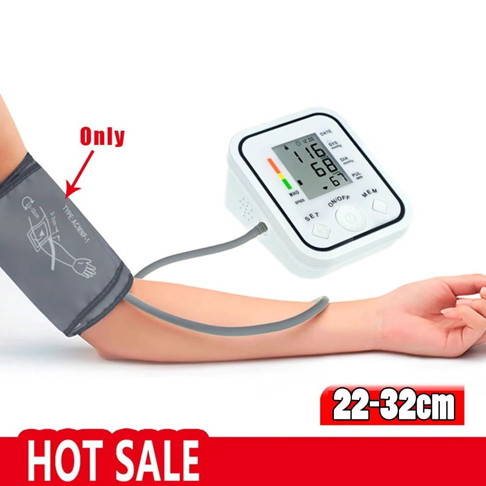 Adult Arm Blood Pressure Cuff Belt 22-32cm Tonometer Sphygmomanometer Upper Cuff For Arm Blood Pressure Monitor Meter