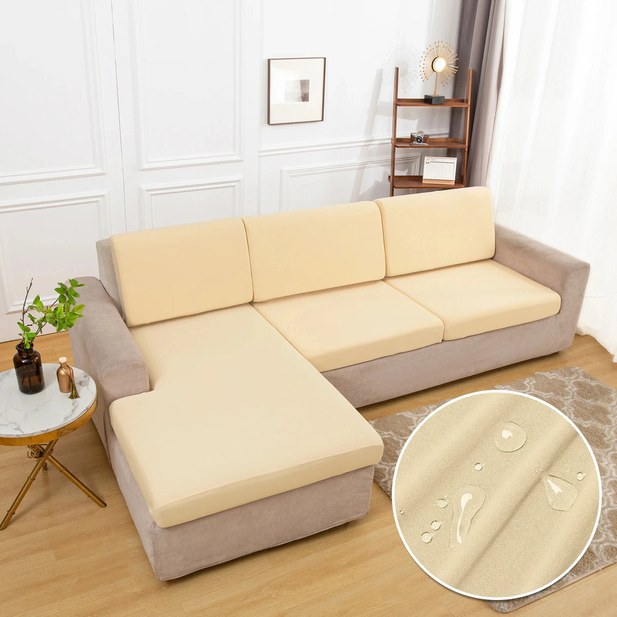 Waterproof Sofa Seat Cushion Cover Elastic Protector Sofa Covers Pets Kids Livingroom Cheap Sofas Slipcover Case With Random