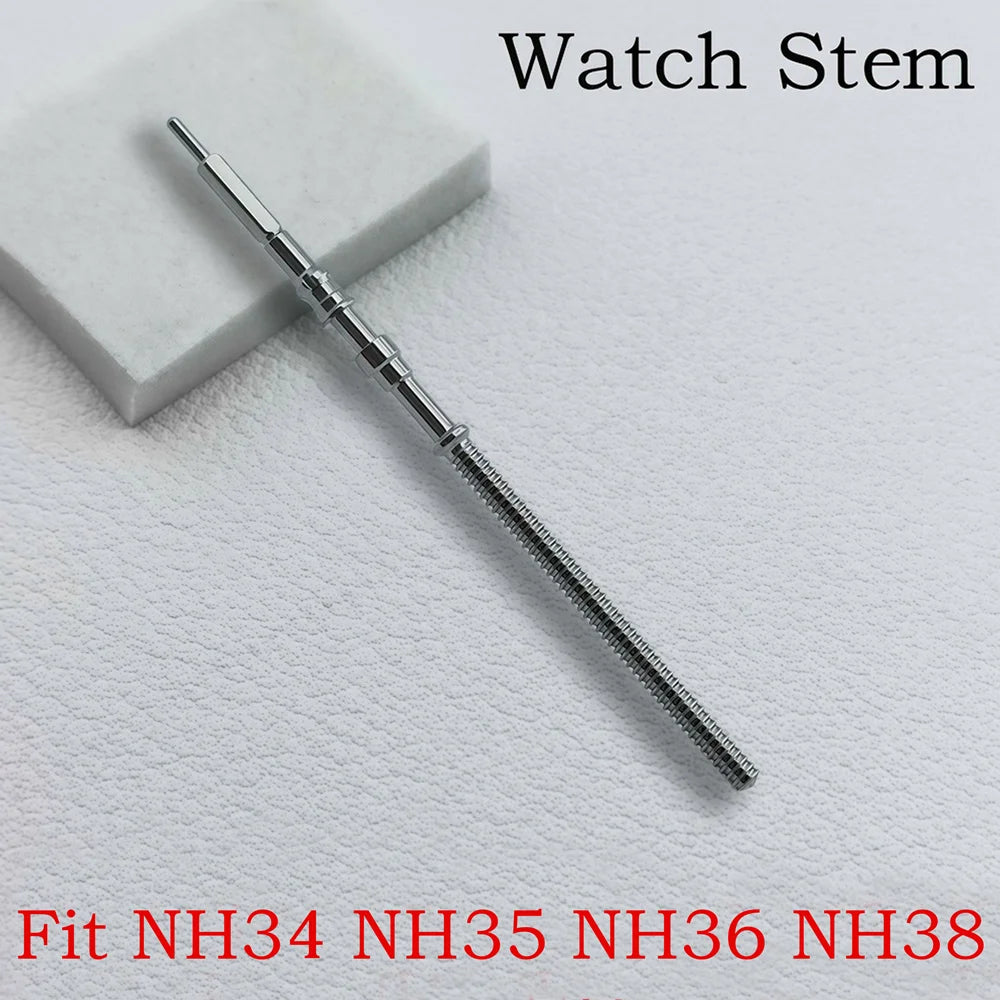 High Quality Watch Stem 1Pcs/5Pcs/10Pcs Movement Watch Steel Stem Crown Kit  For M8215 M8285 NH34 NH35 NH36 VK63 Movement