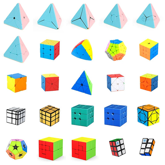 MoYu MeiLong Series Alien Magic Cube 2x2 3x3 4x4 5x5 Professional Speedcube Cubo Magico Puzzle Children Kids Gift Toy Cubes