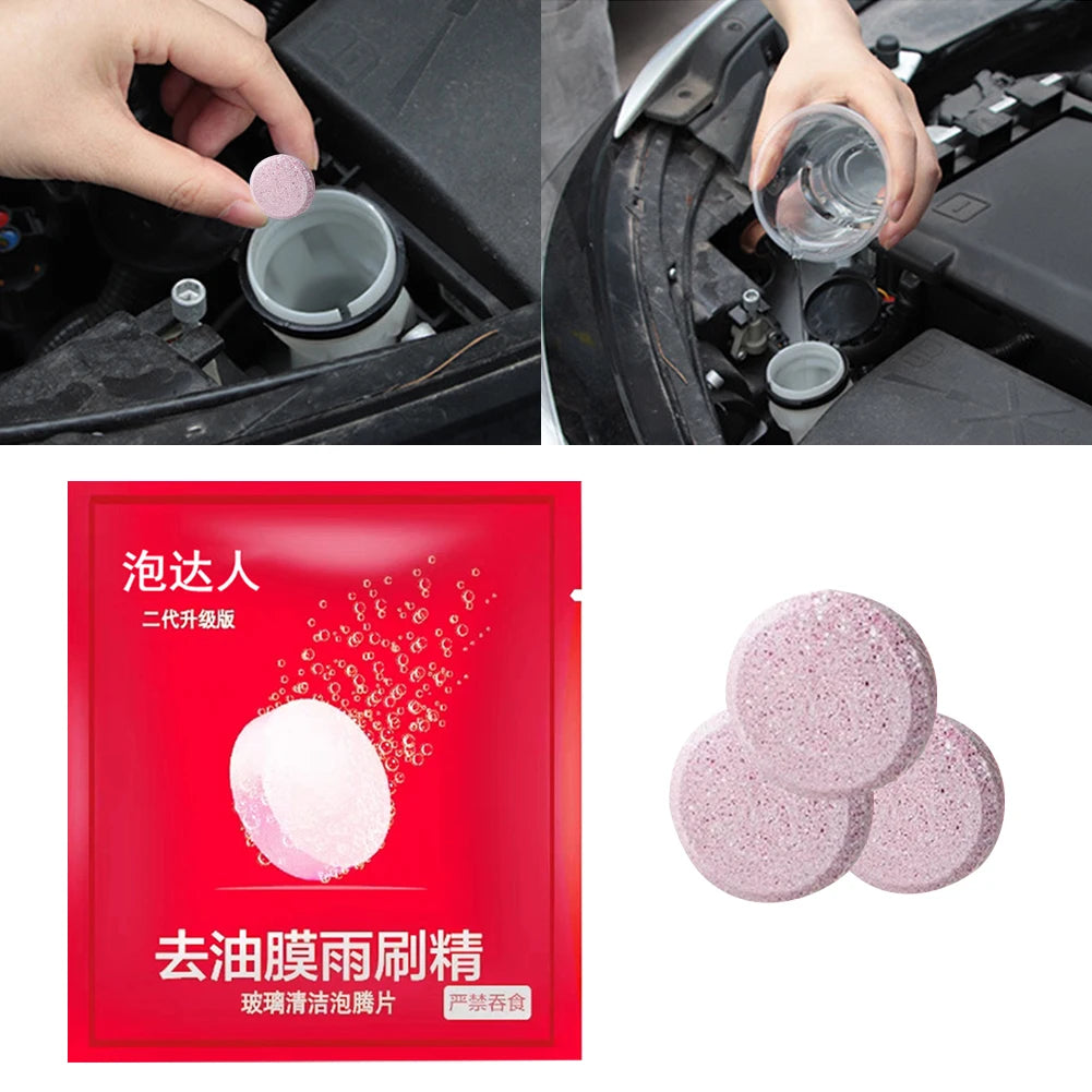 Strong Cleaning Effervescent Tablets Car Effervescent Tablets Windscreen Wiper Cleaning Tablets Household Cleaning Tablets