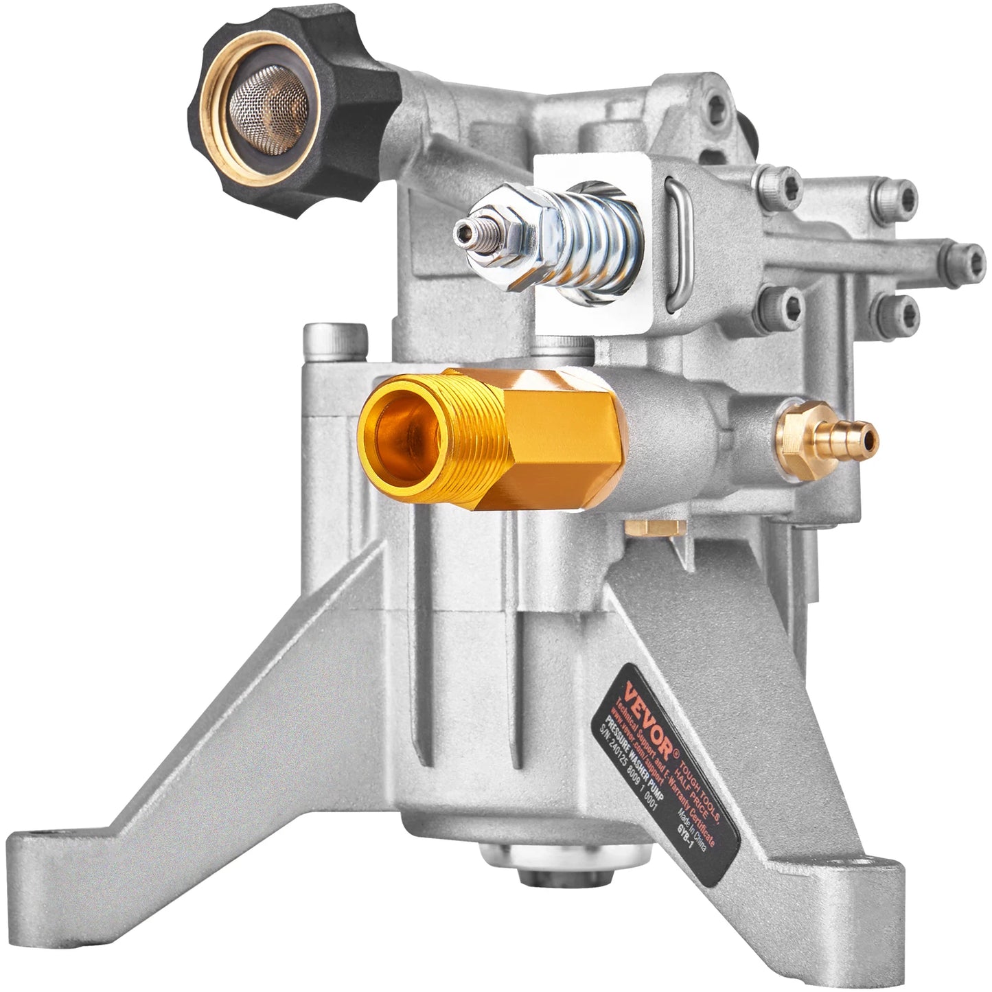 SucceBuy Pressure Washer Pump 7/8"Shaft Vertical 3400PSI 2.5GPM Replacement Power Washer Pumps Kit Compatible with Honda Simpson