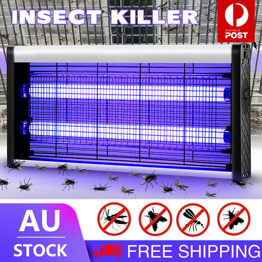 20W-40W Mosquito Zapper Insect Bug Killer Lamp UV Light Outdoor Indoor Low Noise