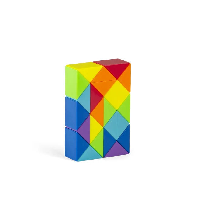 Dingsheng 24 and 36 48 60 72 Segments Magic Rule Snake multi-color 3d puzzle fidget gam Fidge Cube Twist Transformable Kid Puzzl