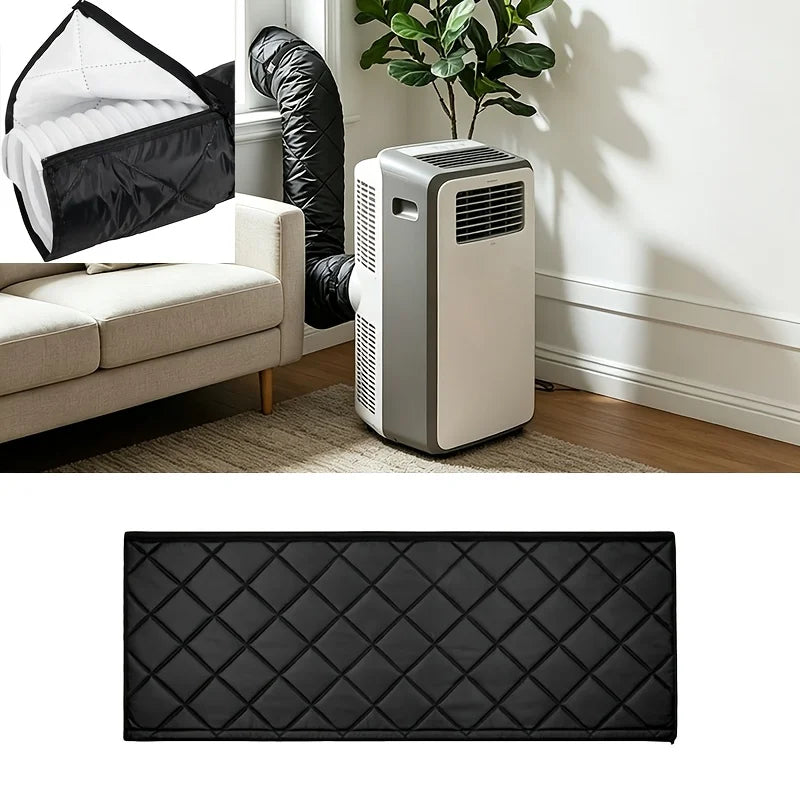 Portable Air Conditioner Hose Insulation Quilted Thermal Cover for Exhaust Vent Pipe Waterproof Outer Fabric Thick Inner Lining