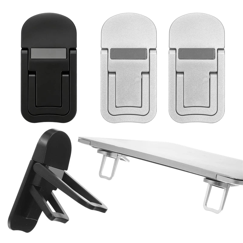 2 Pcs Portable Keyboard Riser With Dual Tilt Angle Adjustment, Foldable Laptop Stand Mini Computer Stand Feet for Most Keyboards