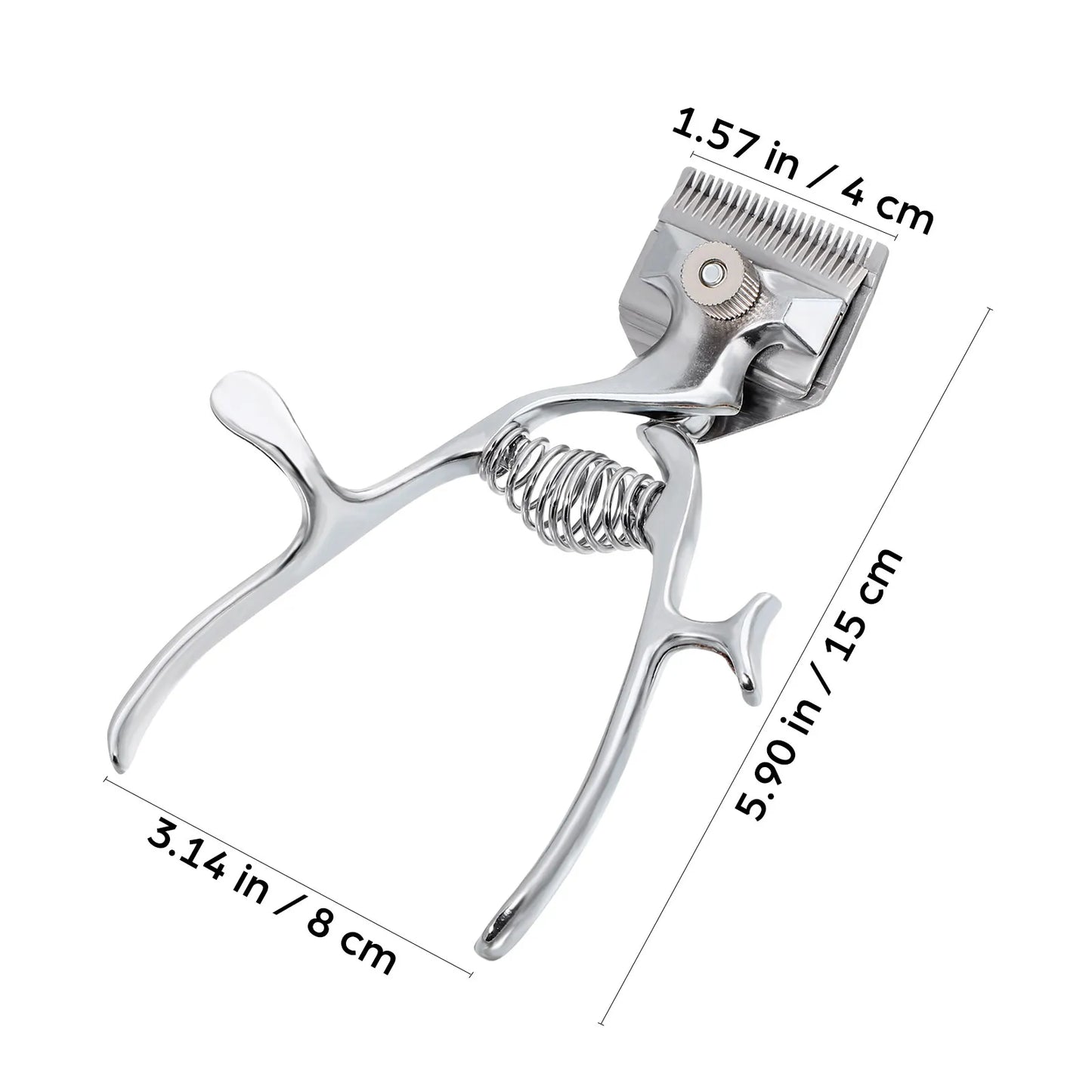 Vintage Manual Hair Clipper Stainless Steel Non Electric Hairdressing Cutter Strong Shearing Low Noise Hair Trimmer for Home