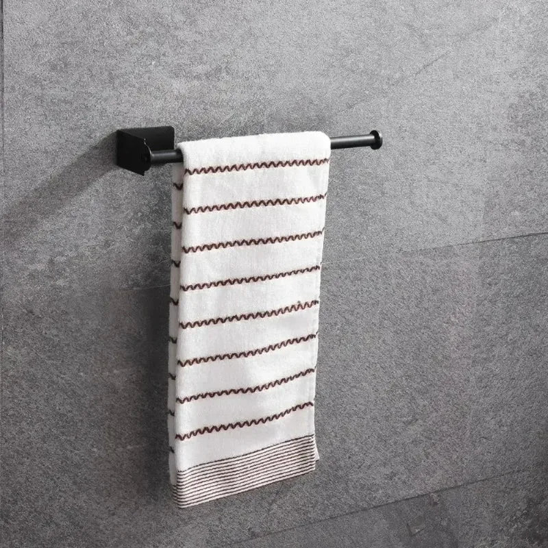 2026 Paper Towel Holder Under Cabinet Wall Mount Punch-free Stainless Steel Kitchen Organizer Silver Black Storage Holder