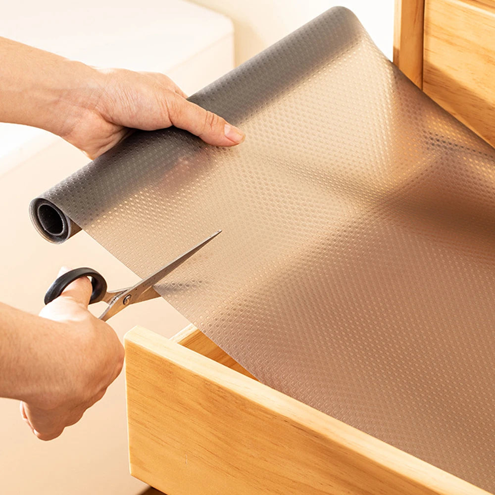 Shelf Liner Mat For Drawer Cupboard Cabinet Kitchen Pad Waterproof Non-Slip Mats