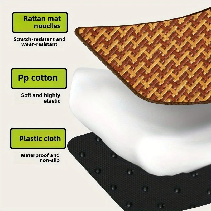 1pcs Pet Cooling Mat Summer Ice Silk Pillow for Cats Dogs Breathable Non-Stick Hair Sleeping Pad
