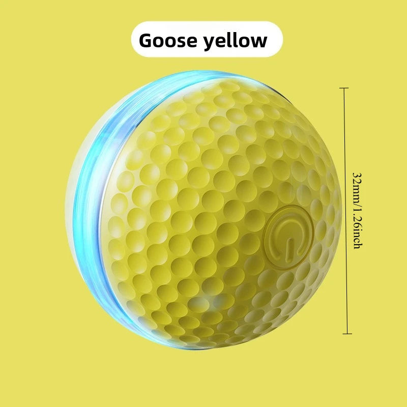 Smart Interactive Dog Toy Ball, Automatic Moving Rolling & Bouncing, Motion Activated E-TPU Dog Ball, Waterproof Chew Resistant