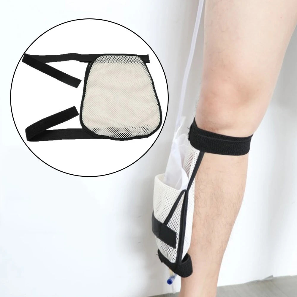 1pc Urine Collection Elastic Urine Bag Bind Leg Holder Walkable Drainage Strap External Bag Catheter Stabilization Device