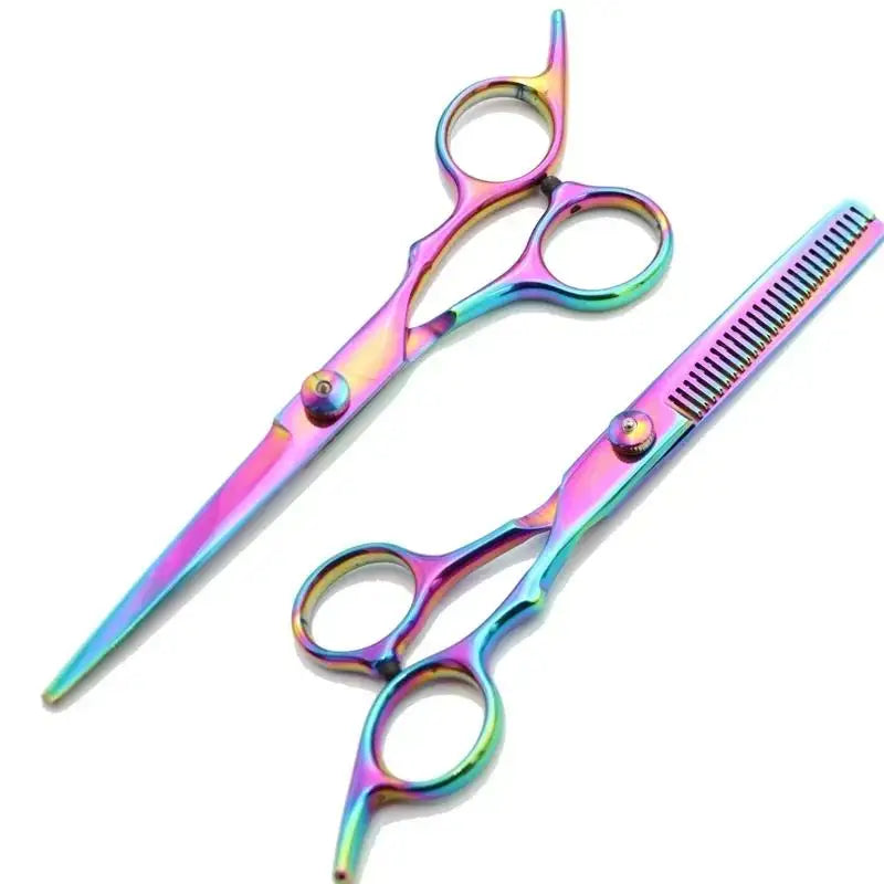 6.0'' Inches Hair Scissors Professional Cutting Shears Thinning Hairdressing Haircut Set Salon Barber & Home Japanese Steel 1001