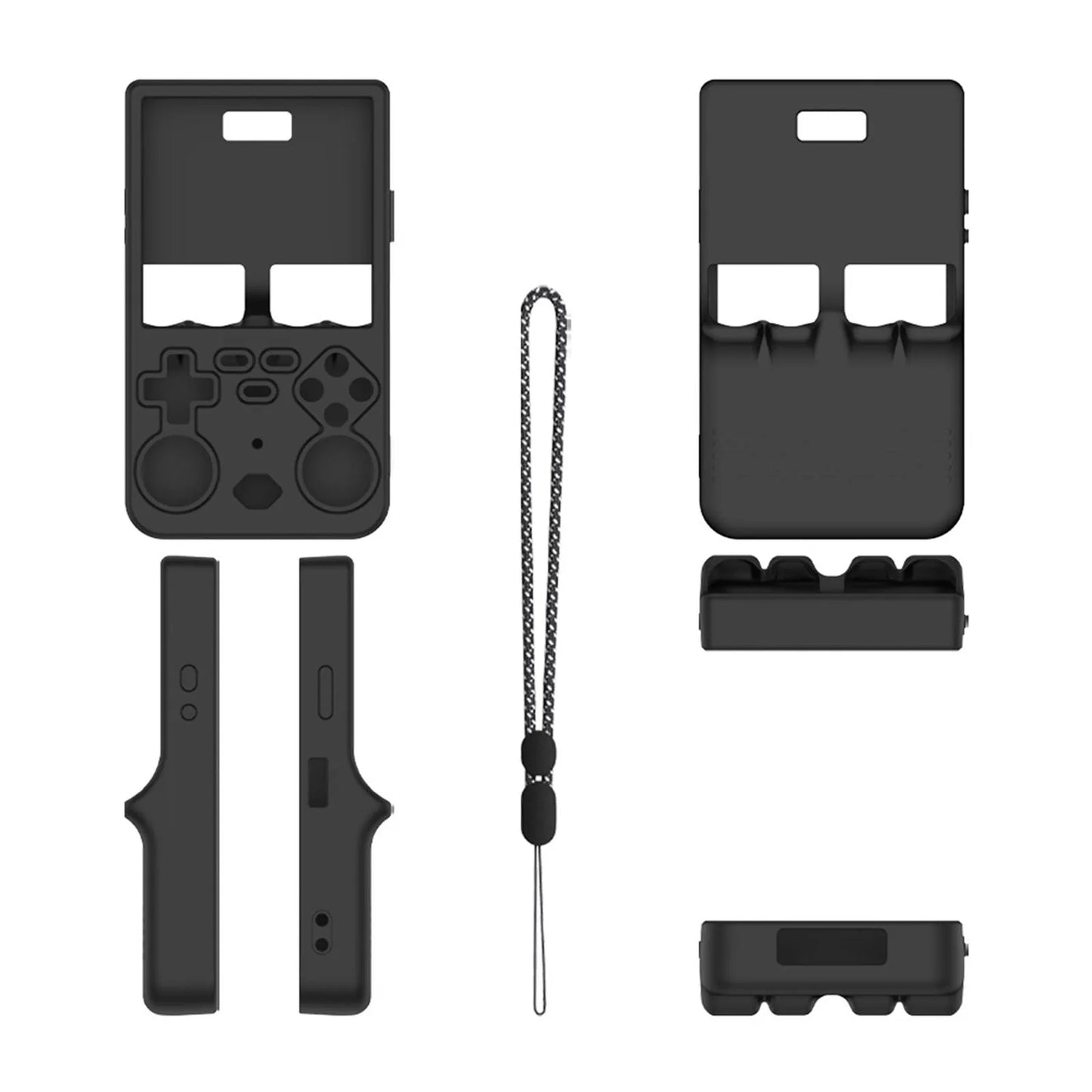 Handheld Storage Protective Cover for R36 Ultra Retro Handheld Game Consoles Against Scratch and Drop-Black for Men and Women