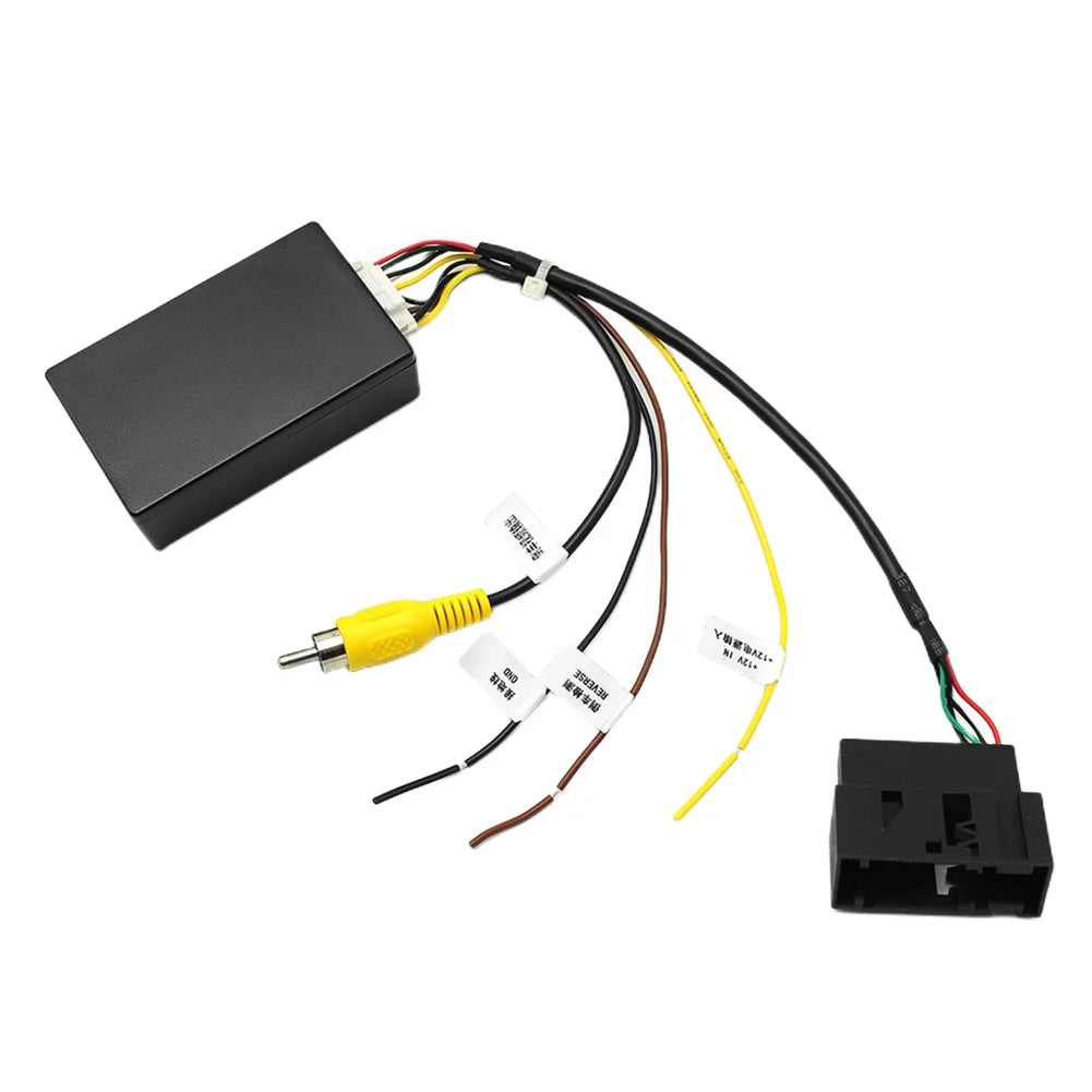 12V Rearview Camera Adapter RGB To AV Backup Camera Converter Reverse Camera Interface for Volkswagen RCD510 RNS510 RNS315