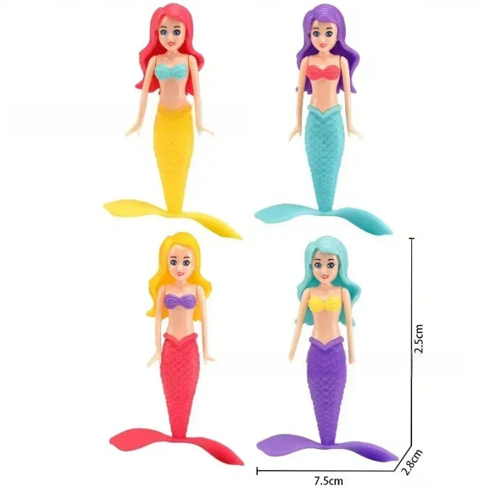 Mermaid Pool Toy Shell Funny Spin Princess Floats Summer Swimming Water Toys Magical Floating Shell Gifts Bath Toys Toddler Toys