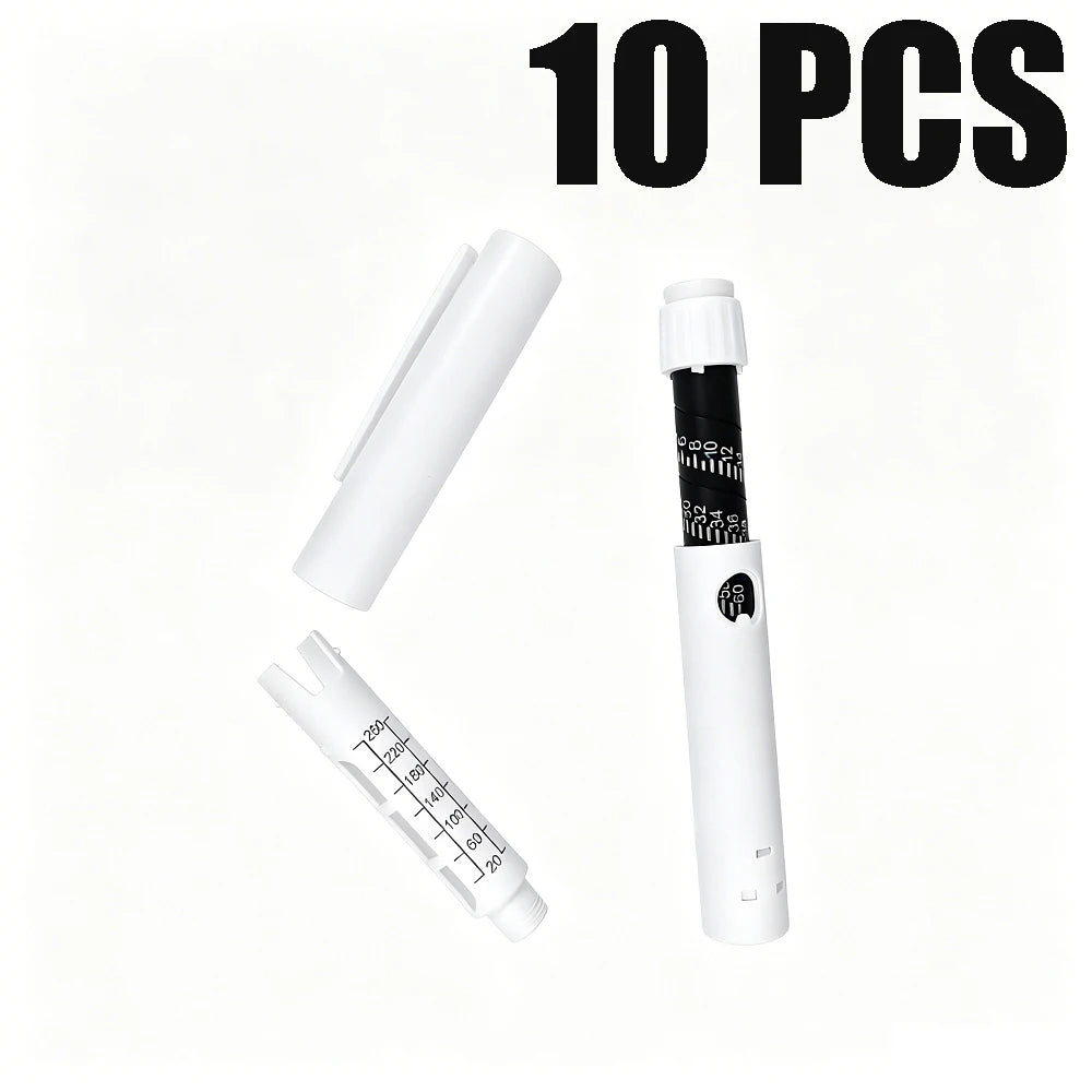 Rotary Push Disposable Sterile Insulin Injection Pens Adjustable Growth Hormone Dosage 60U Magic Beauty Injection Pen