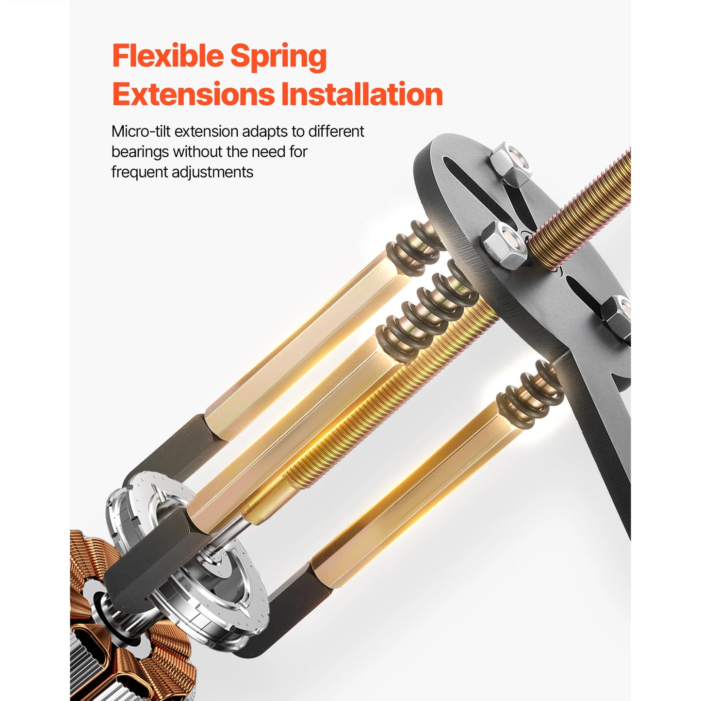 SucceBuy 36-in-1/21-in-1 Bearing Puller Set 3-Jaw Hook Puller for Internal External Bearings and Bearing Without Inner Shaft