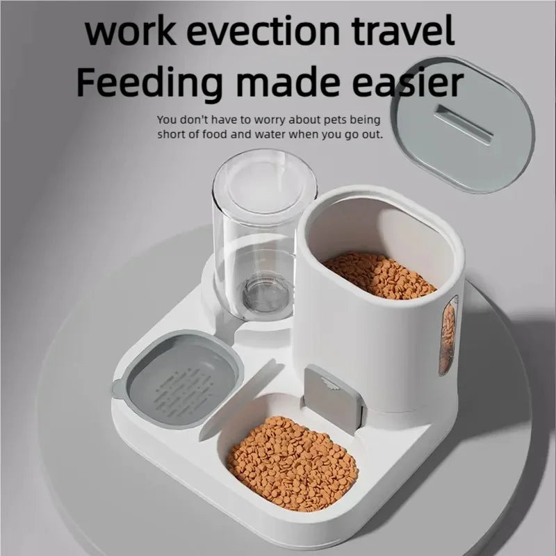 Automatic Gravity Cat Water Dispenser Feeder No Electricity Needed Spill-Proof Large Capacity Pet Supplies for Cats Dogs