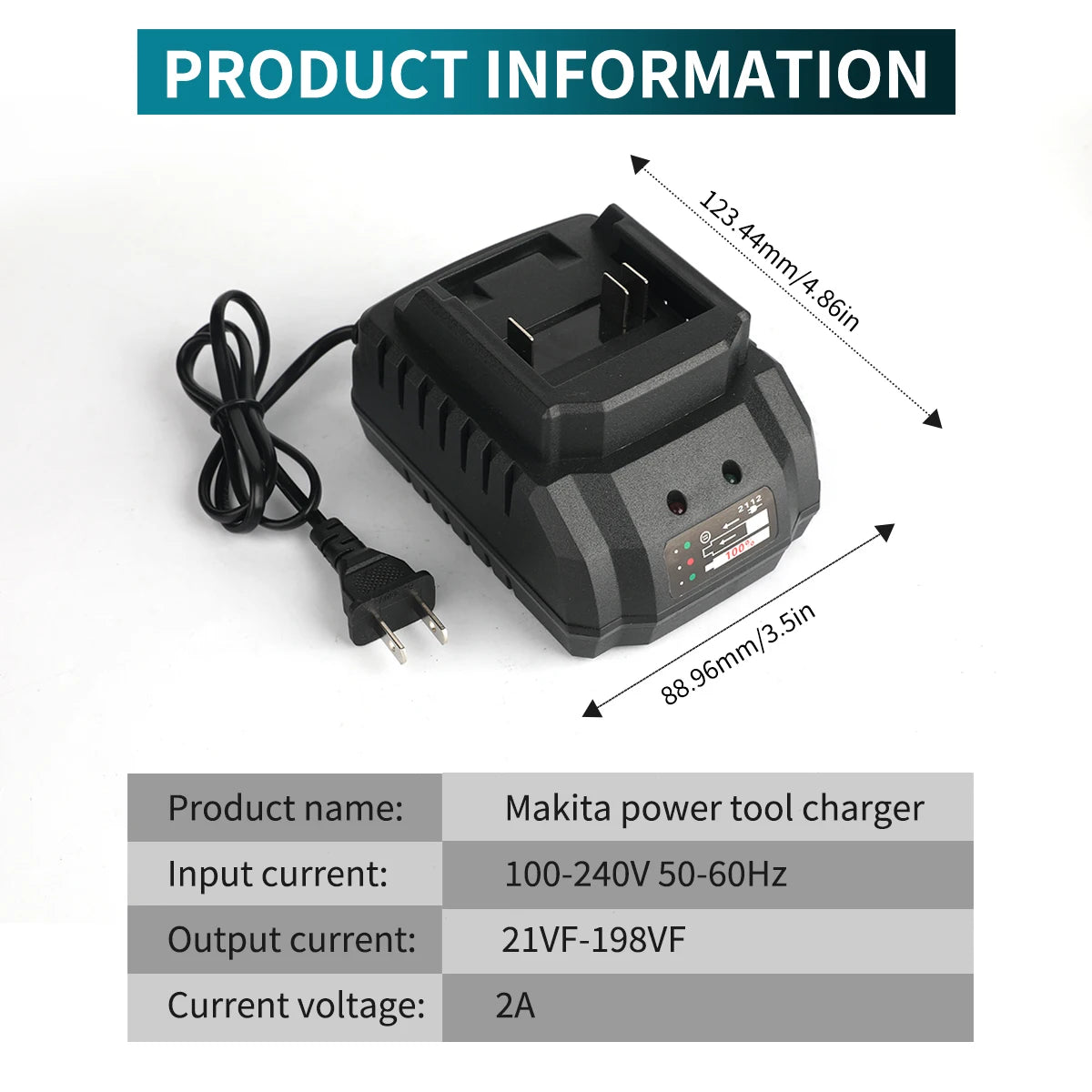 for Makita CDQ69 Industrial Grade 18V 21V Fast Charging Charger,Electric Drill Grinder Impact Wrench Daily Maintenance tools
