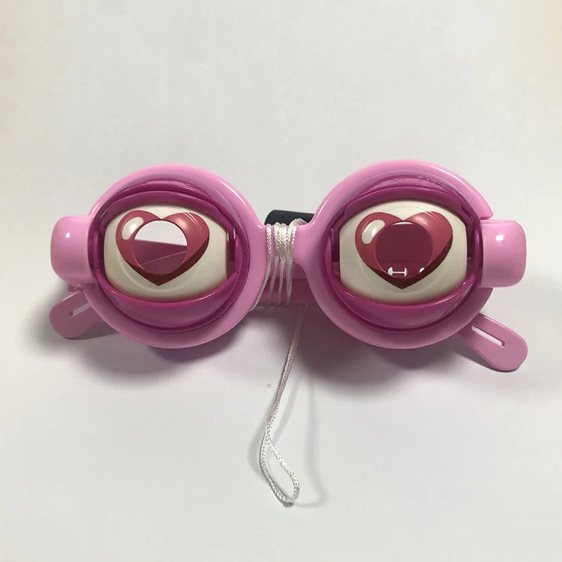 Funny Prank Glasses Novelty Creative Toy Crazy Eyes Blink Big Eye Makeup Party Cosplay Dress up Game Kid Girl Boy Gift Toy