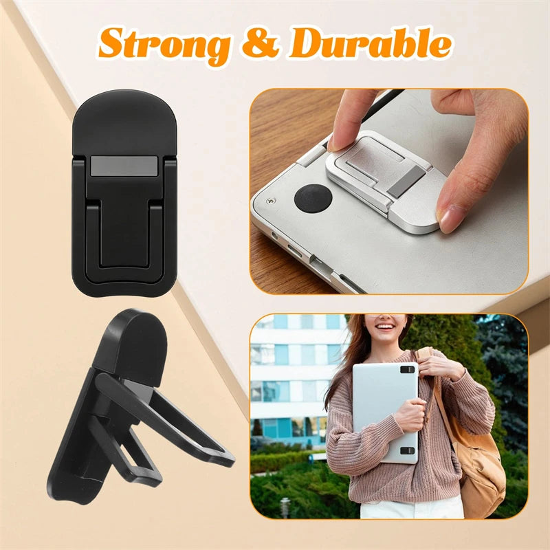2 Pcs Portable Keyboard Riser With Dual Tilt Angle Adjustment, Foldable Laptop Stand Mini Computer Stand Feet for Most Keyboards