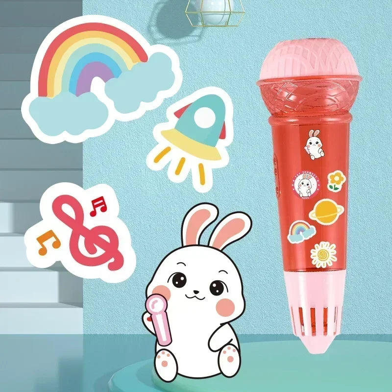 24cm Large Echo Microphone Physical Children's Echo Microphone Singing Toy Music Enlightenment Echo Production Practice