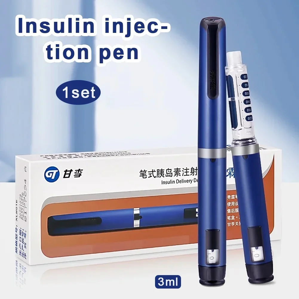 Portable Insulin Injection Pen Novo Nord Ganli 3ml Insulin Glargine Insulin Lilly Syringe Sanofi Gear Adjustment Pen