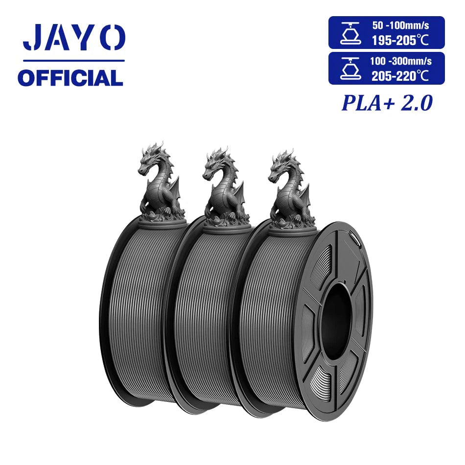 JAYO 3D Filamen 1.75mm PLA/ PETG / High Speed Matte PETG/ PLA+ 3D Printer Filament for FDM 3D Printers 3Rolls/set