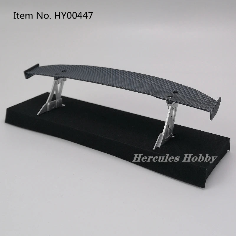1/10 Scale RC Car Plastic Carbon Fiber Pattern Rear Wing Spolier Drift On Road Touring Model Hobby