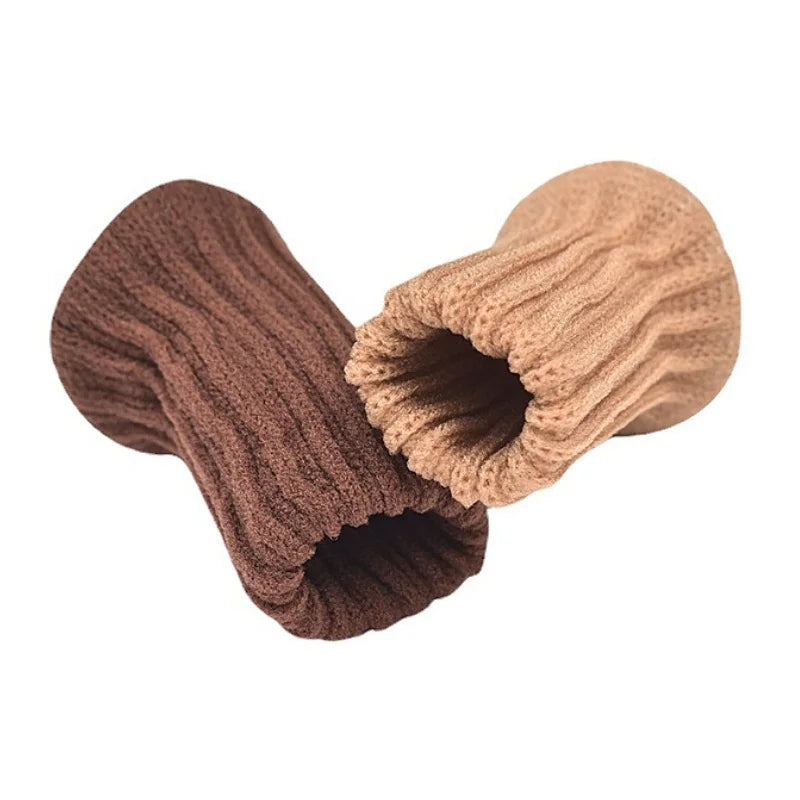 24PCS Floor Protector Chair Leg Sock Cute Anti-Noise Elastic Table Foot Cover Knitting Non-Slip Protective Case