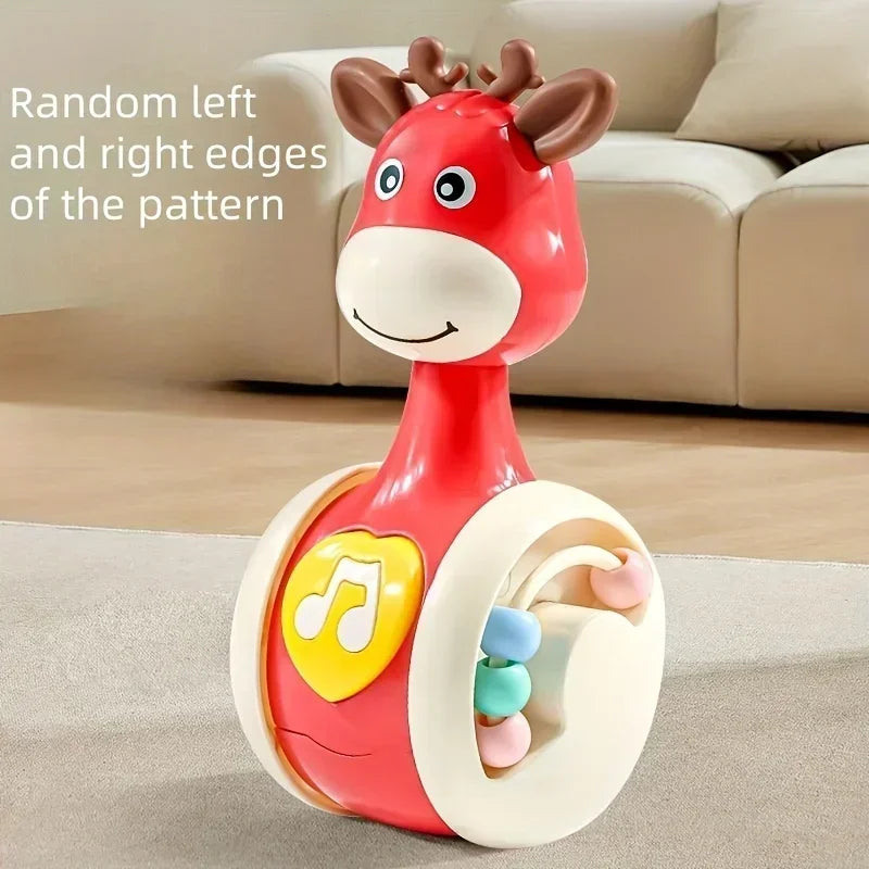 Vibrant Giraffe Swinging Toy for Young - an Engaging Educational Gift for Teens, Ideal for Birthday Celebrations