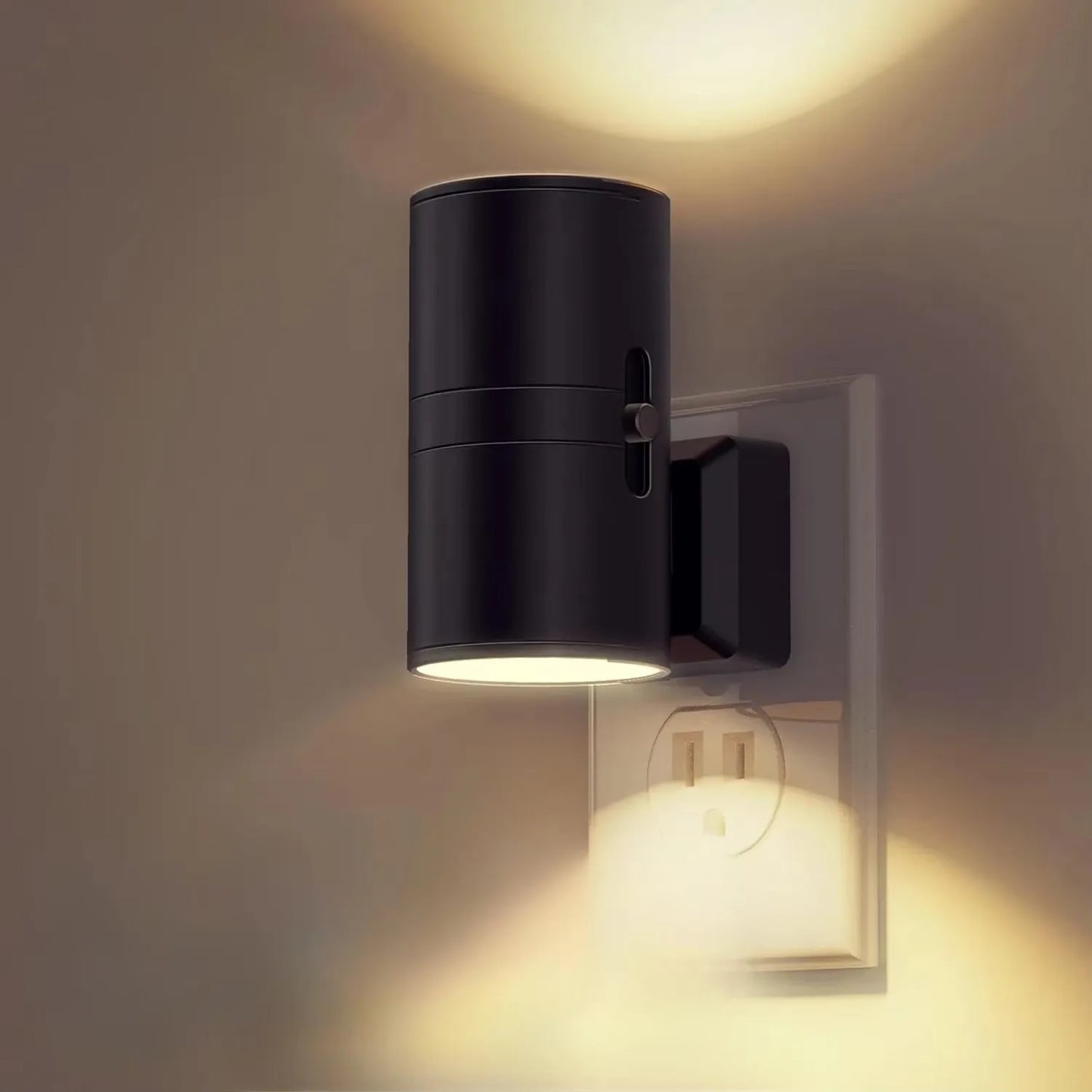 Dimmable LED Night Light Plug Into Wall Night Lamp with Light Sensor Auto on/Off From Dusk To Dawn for Bedroom Hallway Bathroom