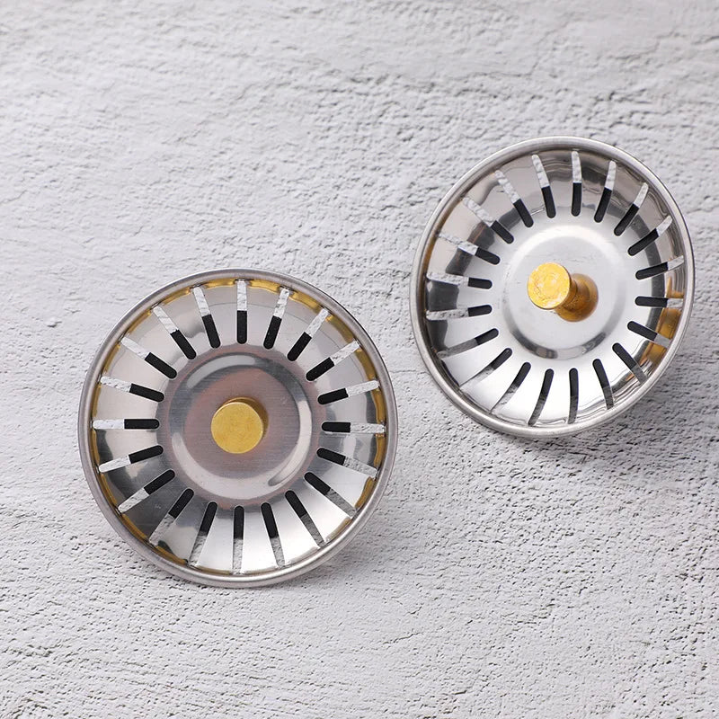 Sink Strainer Drains Filter Stainless Steel Kitchen gadgets Accessories Stopper Waste Plug Bathroom Lavabo Hair Colander Catcher