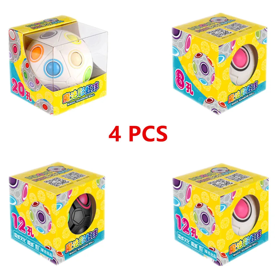 MoYu Magic Cube Classroom Magic Rainbow Ball Series 8 hole 12 hole 20 hole Multiple Options Puzzle and Fun Children's Toys Gifts