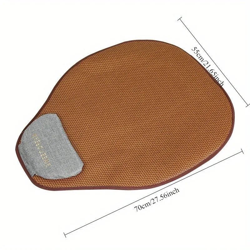 1pcs Pet Cooling Mat Summer Ice Silk Pillow for Cats Dogs Breathable Non-Stick Hair Sleeping Pad