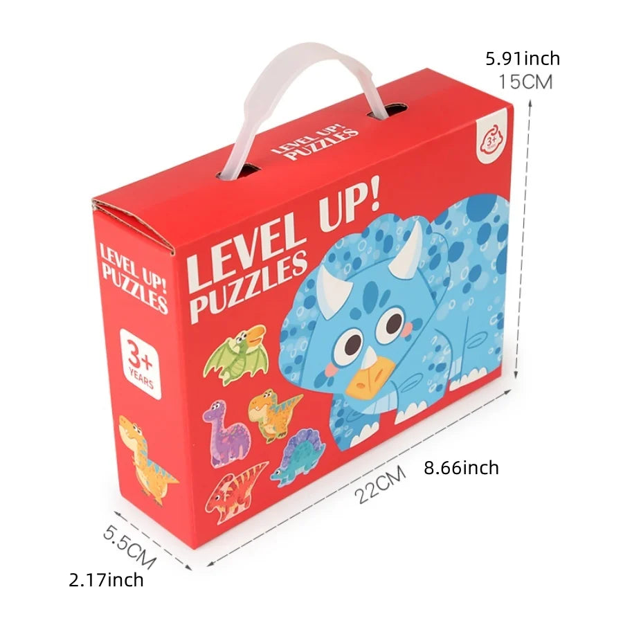 Six in One Handheld Gift Box Puzzle for 3-6 Year Old Children's Puzzle Toys Children's Birthday Gift Sharing Creative Benefits